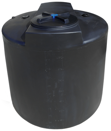 300 Gal ProChem® Potable Water Tanks - LPE 1.0 FDA - Black - Dia 48